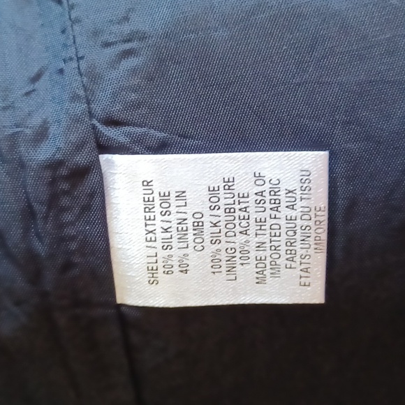 Milly of New York Silk/Linen Blend Colour Block Pencil Skirt- Sz. 4 - Picture 5 of 5